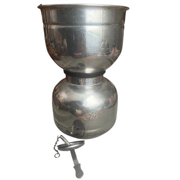 Nicro Steel Products Inc. Kitchen Rare Vtg 95s Midcentury Nicro